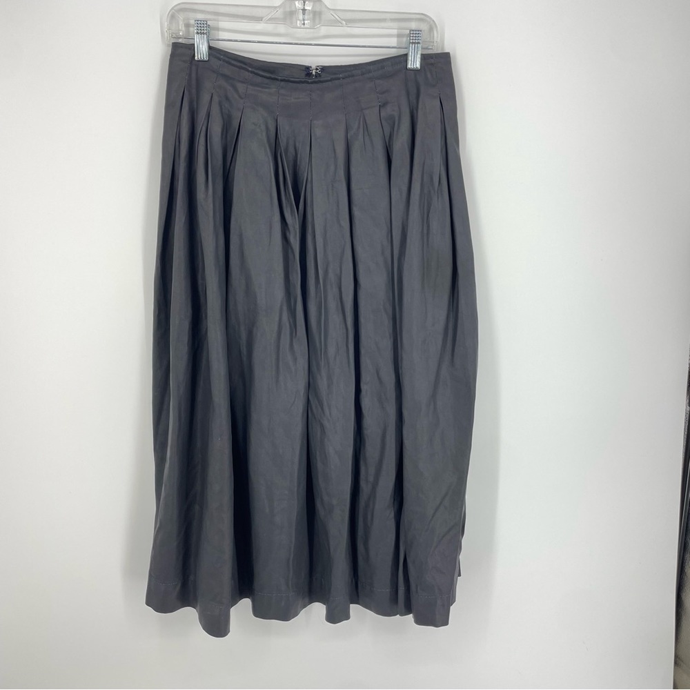 Levi’s pleated coated black‎ midi skirt Sz small